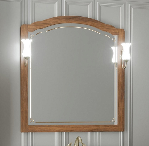 Зеркало Opadiris "Лоренцо 100" светлый орех