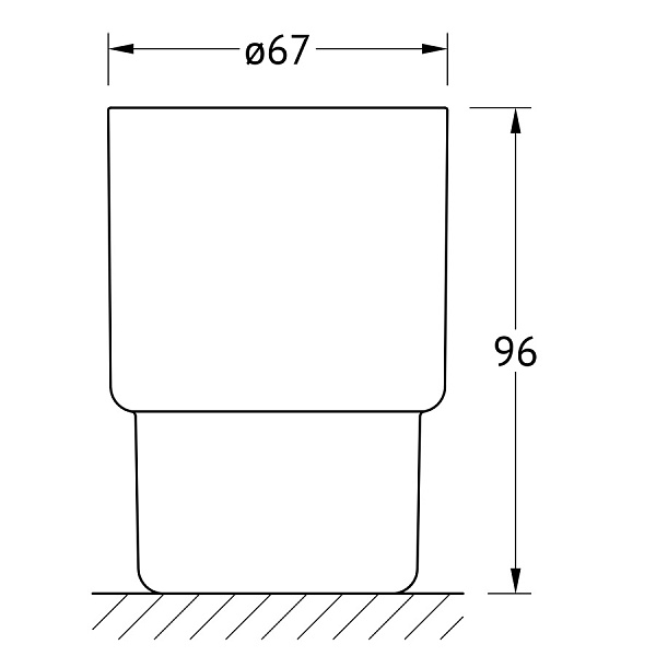 Запасной стакан Artwelle Universell ASP 001