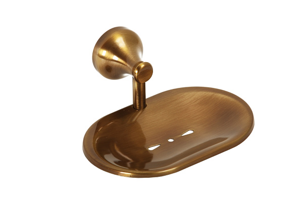 Мыльница настенная металлическая VR.GLT-6451.BR