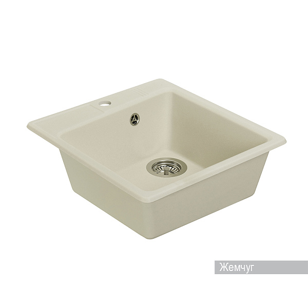 Кухонная мойка Aquaton Парма 1A713032PM240 жемчужный