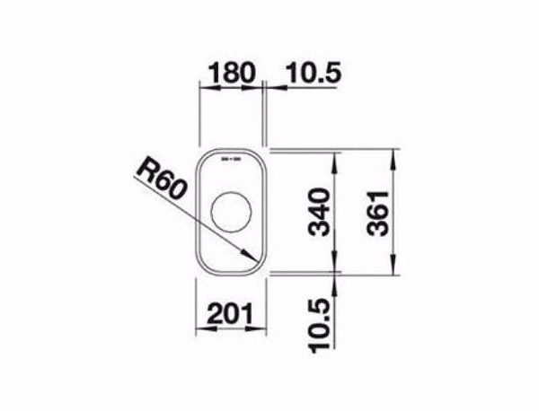 Кухонная мойка Blanco Supra 180-U
