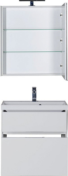 Зеркало Aquanet "Латина 70" белый