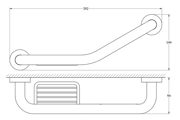 Поручень с мыльницей Artwelle Harmonie HAR 044