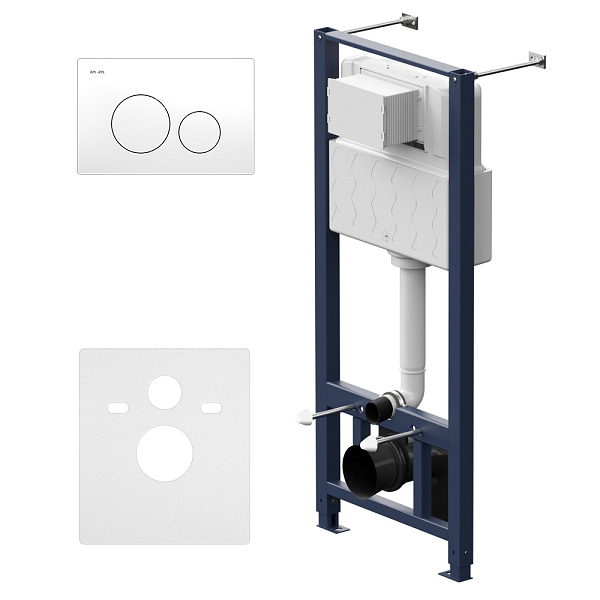 Система инсталляция для подвесных унитазов с пневматической клавишей Pro L AM.PM I012704.9001