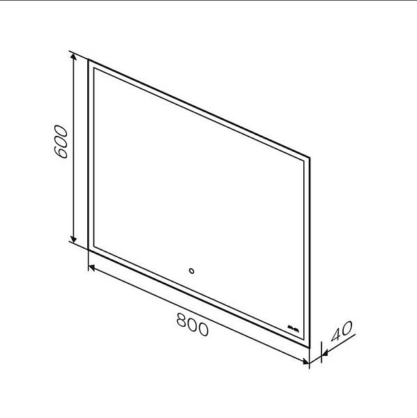 Зеркало с подсветкой AM.PM Spirit V2.0 80 M71AMOX0801SA