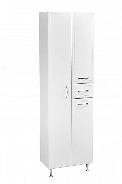 Шкаф-пенал напольный Stella "Концепт 54" белый 1 ящик
