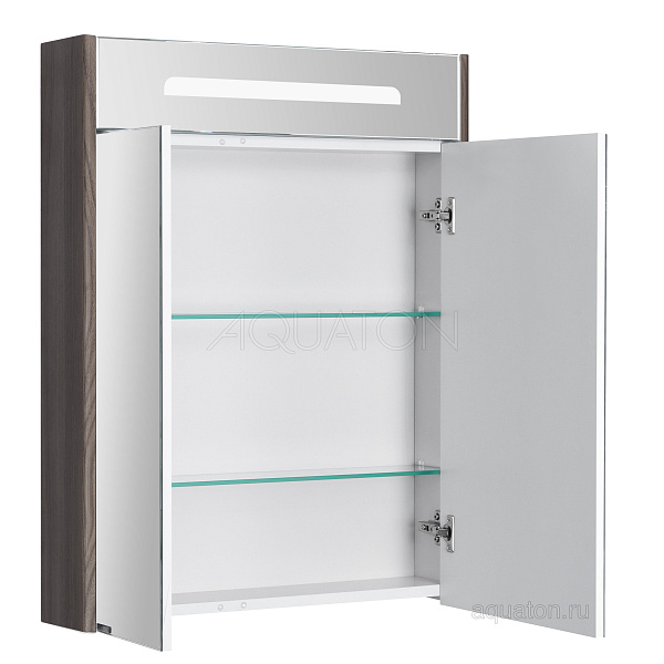 Зеркало-шкаф Aquaton "Сильва 60" дуб макиато