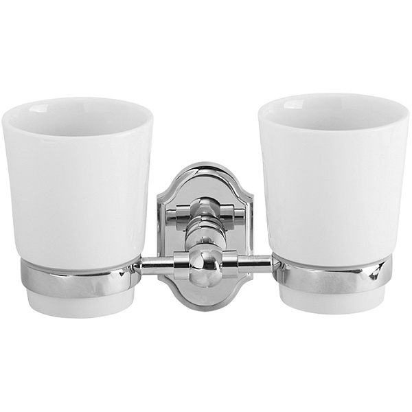 Стакан для зубных щеток Veragio Stanford VR.STD-7742.CR двойной хром