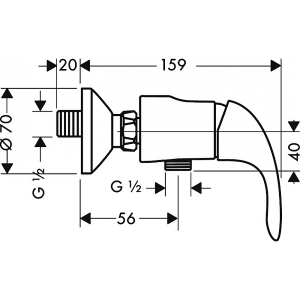 Смеситель для душа Hansgrohe Focus E 31760000
