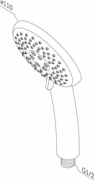 Душевая лейка AM.PM Like F0280000