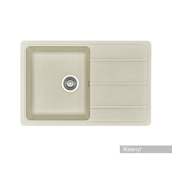 Кухонная мойка Aquaton Аманда 1A712832AD240 жемчужный