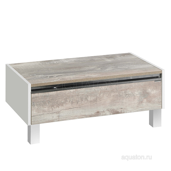 Комод Aquaton "Капри 80" бетон пайн (1 ящик)