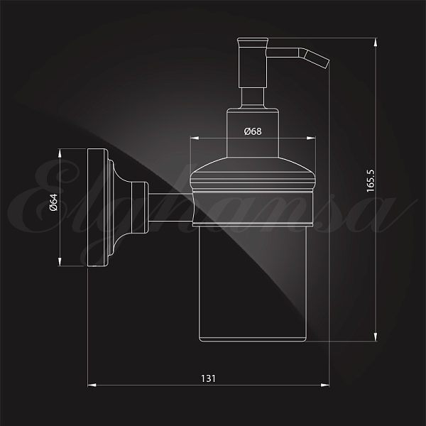 Дозатор Elghansa Carrington CRG-470-New