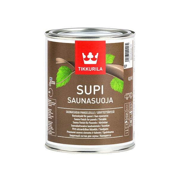 Защитный состав Tikkurila Supi Saunasuoja для саун и бань