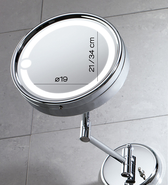 Косметическое зеркало с подсветкой Gedy 2105(13)