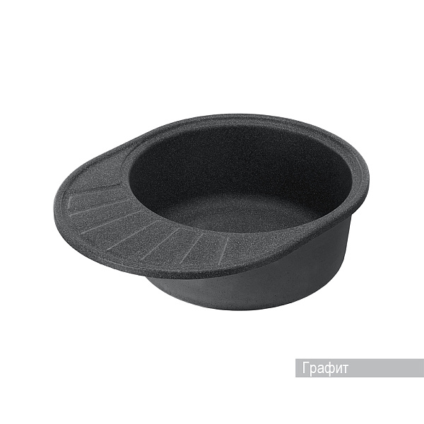 Кухонная мойка Aquaton Чезана 1A711232CS210 графит