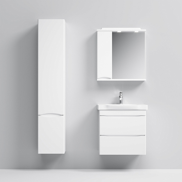 Зеркало-шкаф AM.PM Like 65 M80MPL0651WG L белый глянец