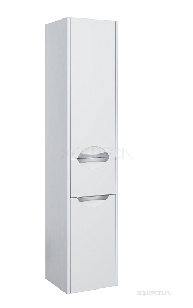 Шкаф-пенал подвесной Aquaton "Сильва" R дуб полярный