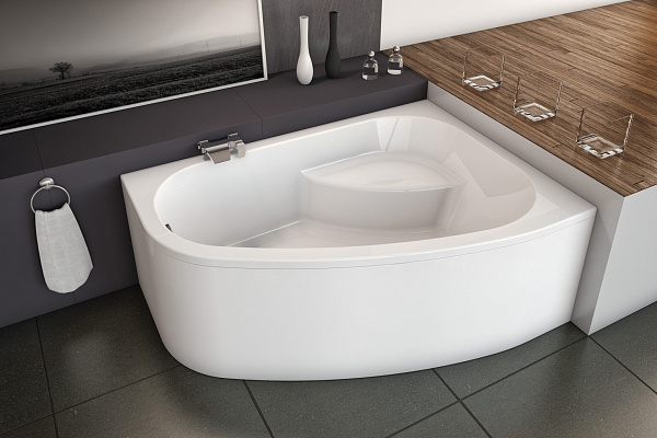 Акриловая ванна Kolpa-San Chad-S Basis 170х120 L (левая)