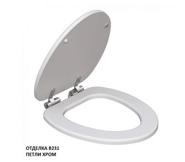 Сиденье для унитаза Caprigo Armonia c микролифтом KFe-AC-B231