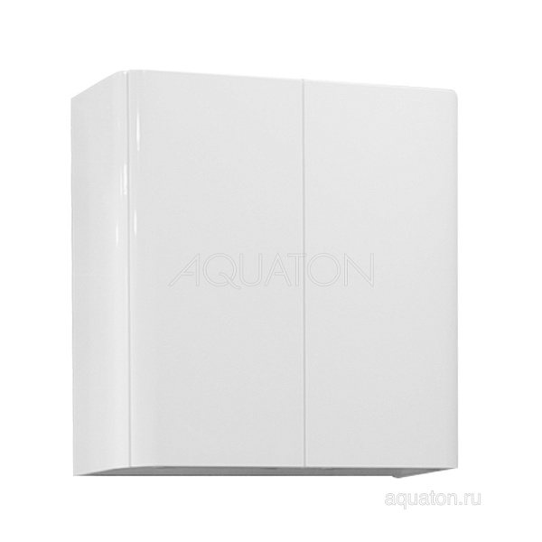 Настенный шкаф двустворчатый Aquaton "Шерилл" белый