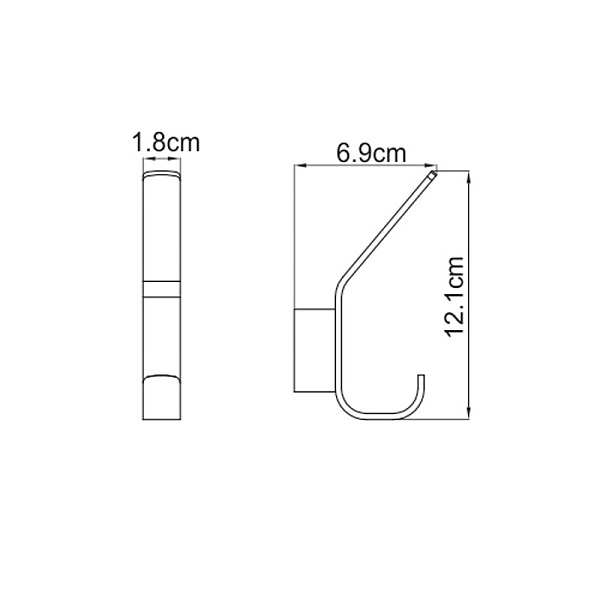 Крючок WasserKraft Sauer K-7923