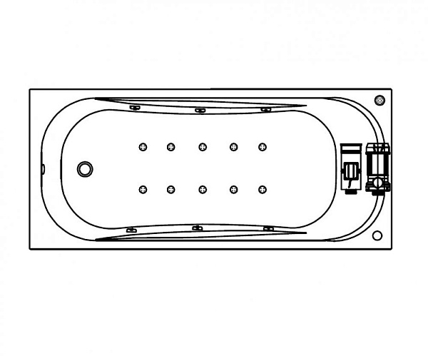 Акриловая ванна Kolpa-San String Superior 150х70