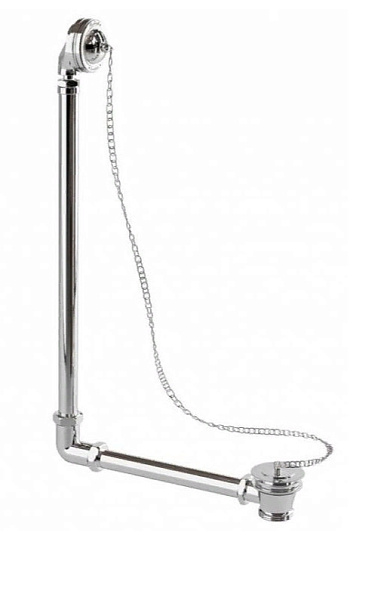 Слив-перелив для ванны Burlington с пробкой и цепочкой