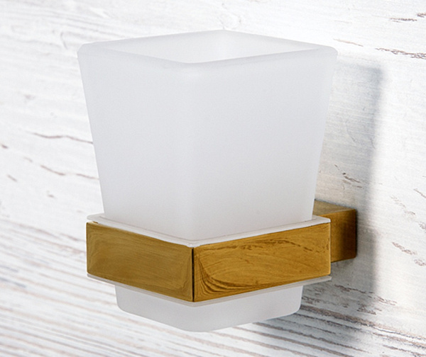 Стакан с держателем WasserKraft Sauer K-7928