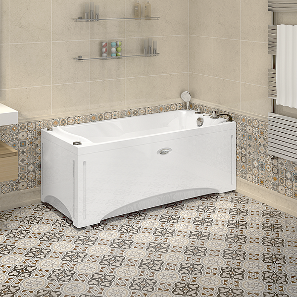 Фронтальная панель к ванне Radomir Ларедо 168х70 без ложементов под декор