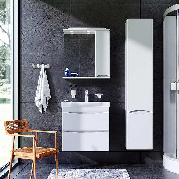 Зеркало-шкаф AM.PM Like 65 M80MPR0651WG белый глянец