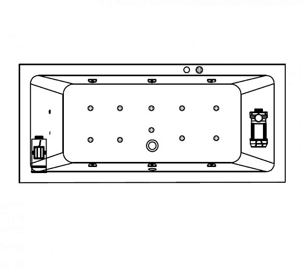 Акриловая ванна Kolpa-San Elektra Superior 170х75