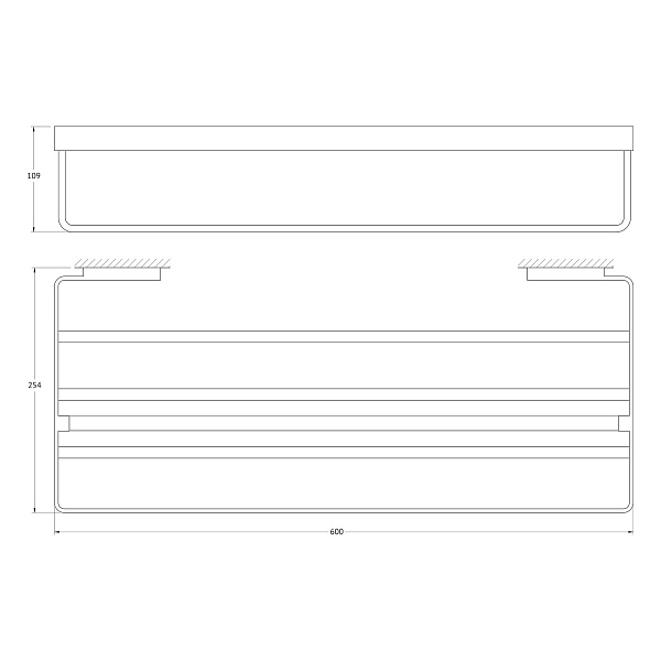 Полка для полотенец Artwelle Regen 838160A