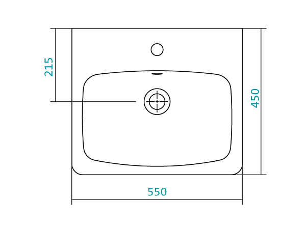 Раковина подвесная Santek Нео 55