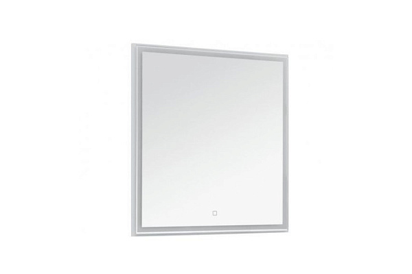 Зеркало Aquanet Nova Lite 75 белый глянец LED