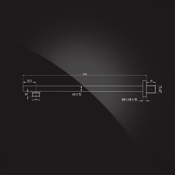 Кронштейн для верхнего душа Elghansa SoftLine CR-53