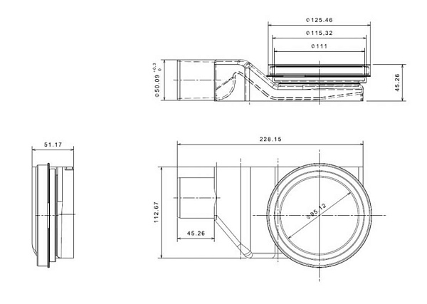 Душевой лоток Pestan Confluo Frameless Line 750 13701232