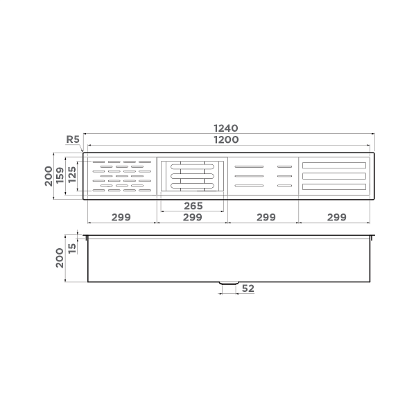 Встраиваемая сушка для посуды Omoikiri Dry-01