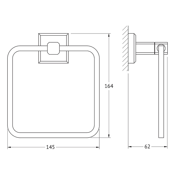 Полотенцедержатель Artwelle Hagel 9913