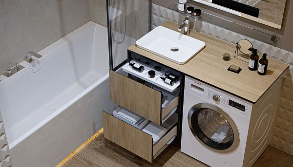 Тумба с раковиной подвесная Velvex Klaufs 56*60.2Y