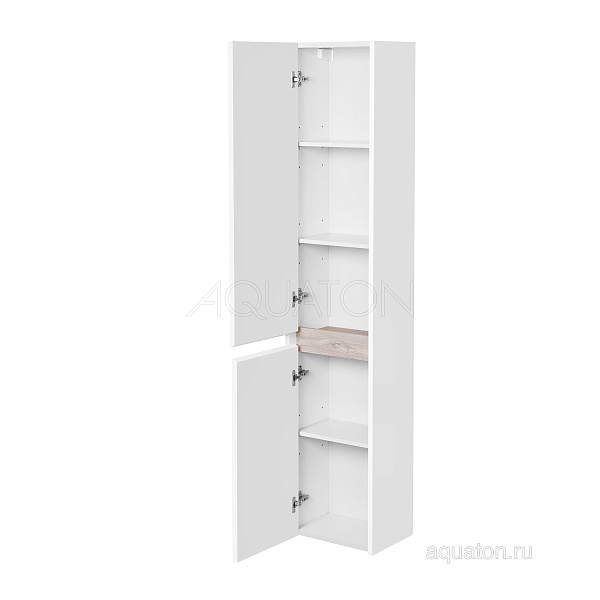 Шкаф-пенал подвесной Aquaton "Нортон" L белый