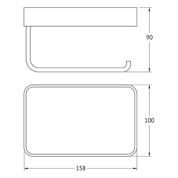 Держатель туалетной бумаги Artwelle Regen 8336
