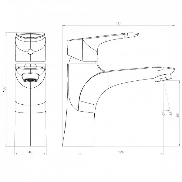 Смеситель для раковины Palace Grand 460210000