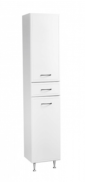 Шкаф-пенал напольный Stella "Концепт 36" белый с б\к