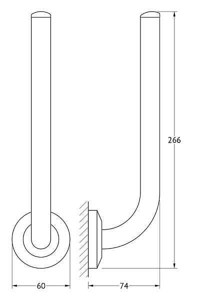 Держатель запасных рулонов FBS Standard STA 021