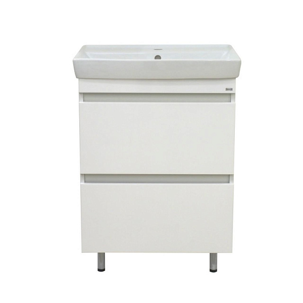 Тумба с раковиной Misty Енисей 50 2 ящика