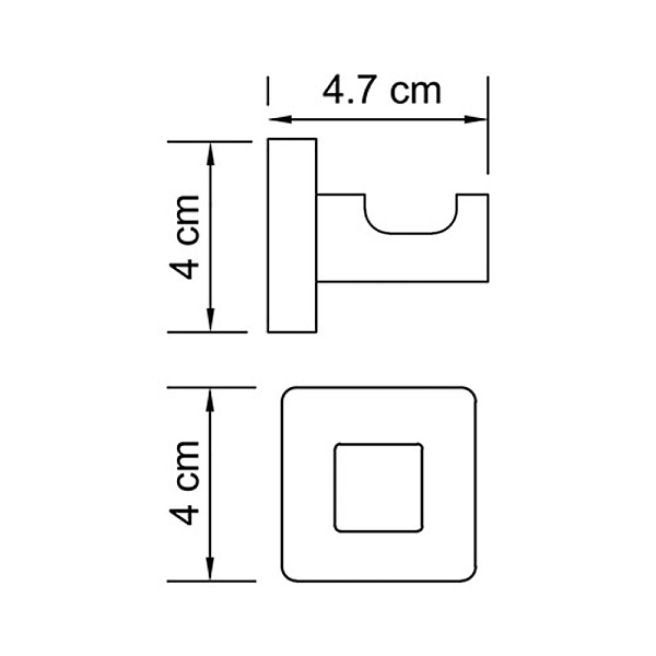 Крючок WasserKraft Dill K-3923