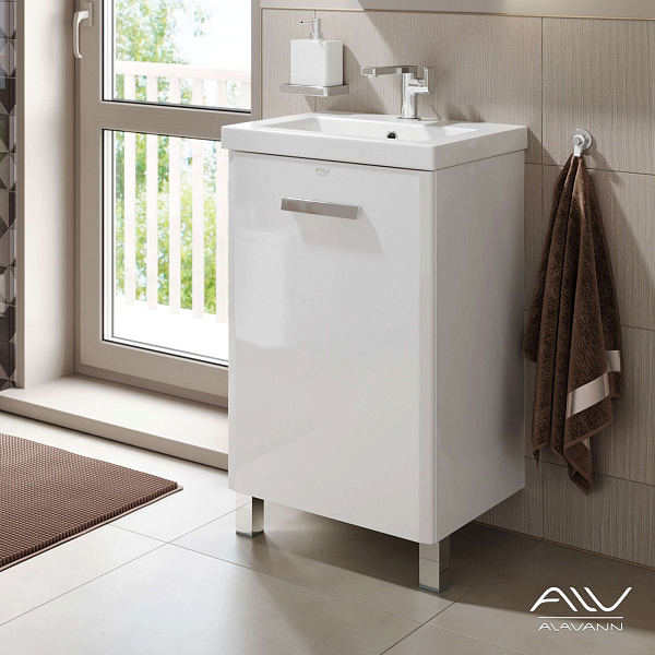 Тумба с раковиной Alavann Dorn 50 белая
