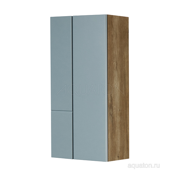 Настенный шкаф Aquaton "Мишель" дуб рустикальный/фьорд