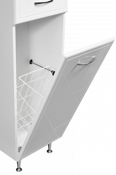 Шкаф-пенал напольный Stella "Концепт 36" белый с б\к